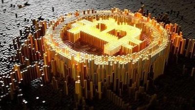 Industrial Ethereum mining farm with rows of miners