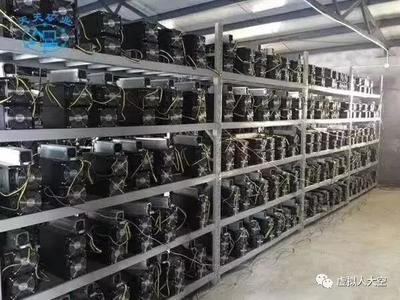 A bustling mining farm hosting various machines, illustrating the benefits of professional BTC and ETH operations