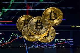A representation of Bitcoin, highlighting its price volatility.