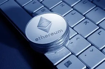 An Ethereum mining rig displaying graphical processing units